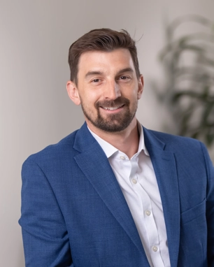 portrait of a smiling person in business attire